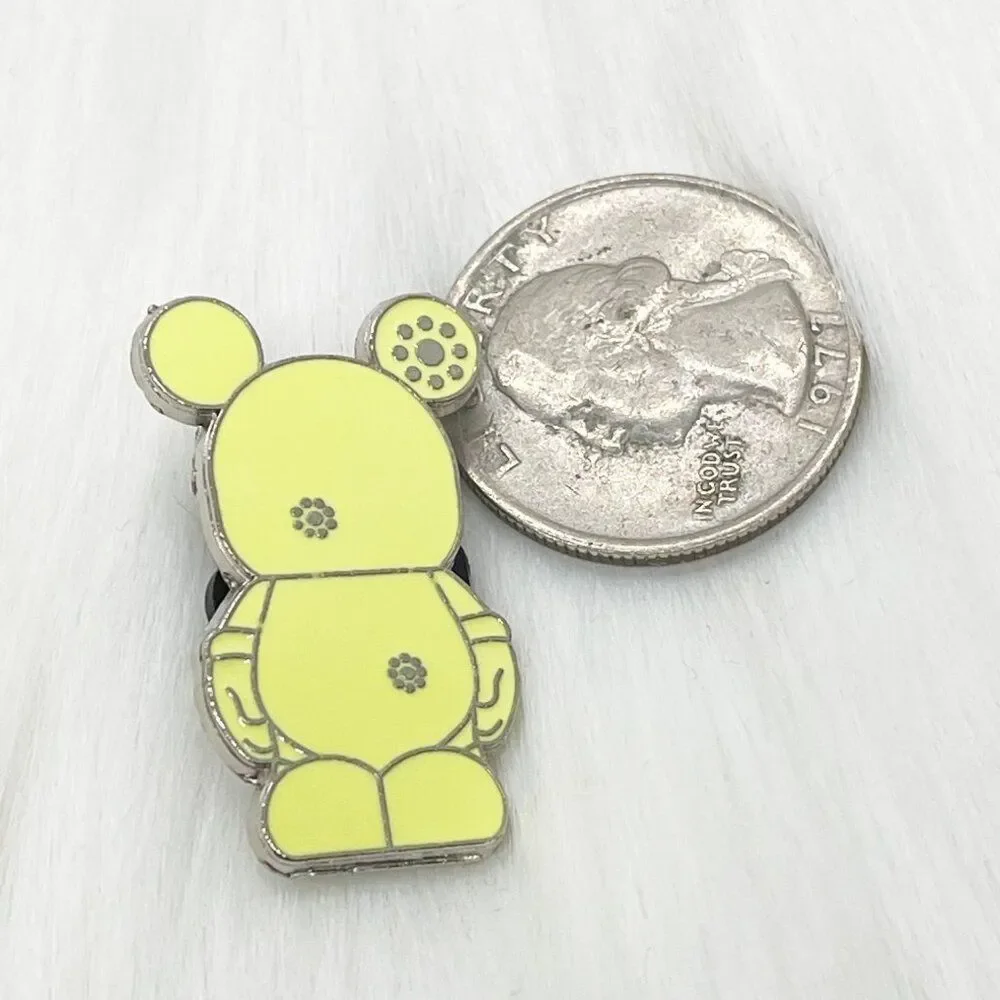 🔮 5/$25 Disney Vinylmation‎ Yellow Dots Pin